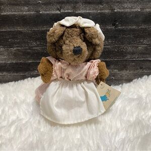 🆕 VINTAGE EDEN BEATRIX POTTER MRS. TIGGY WINKLE PLUSH STUFFED ANIMAL TOY